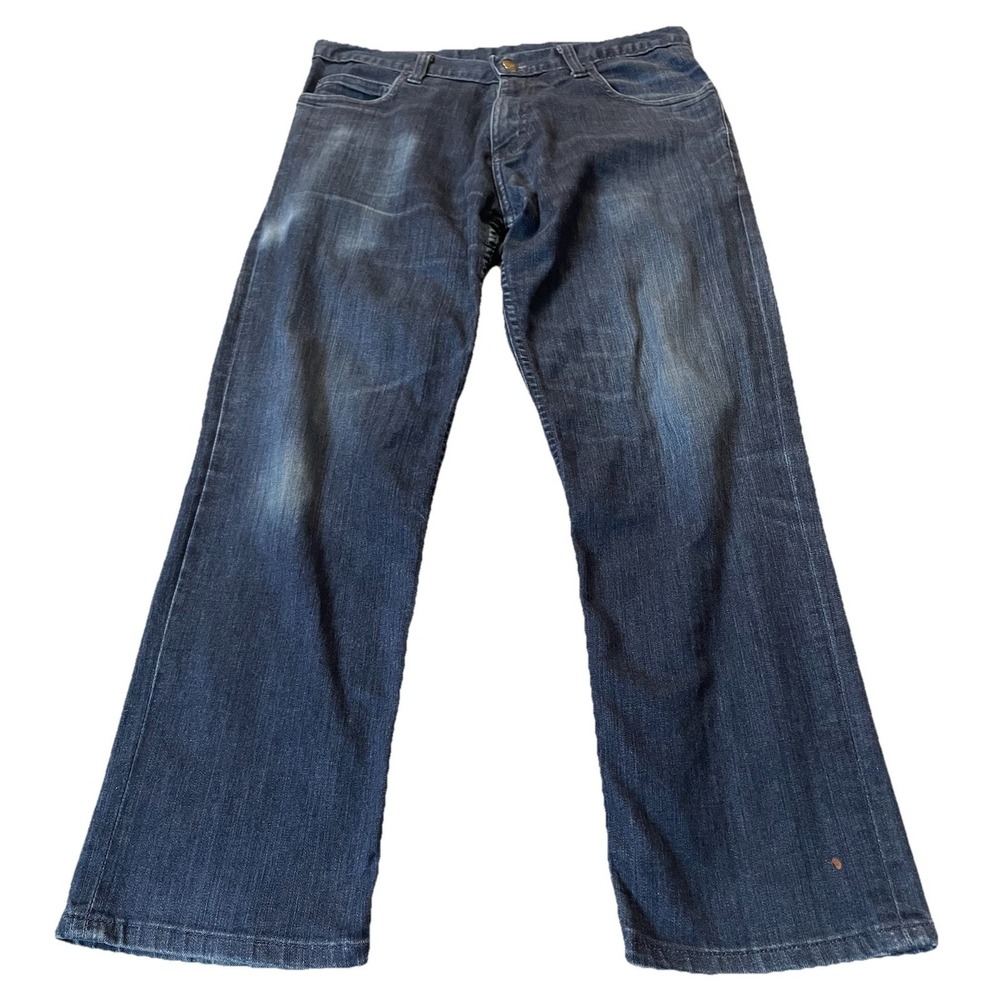Dearborn Jeans Mens 31x28 Blue Denim Straight Leg Mid Rise Made in Chicago USA